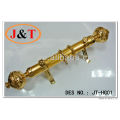 35mm Golden Curtain Rod with Plastic Paper Round